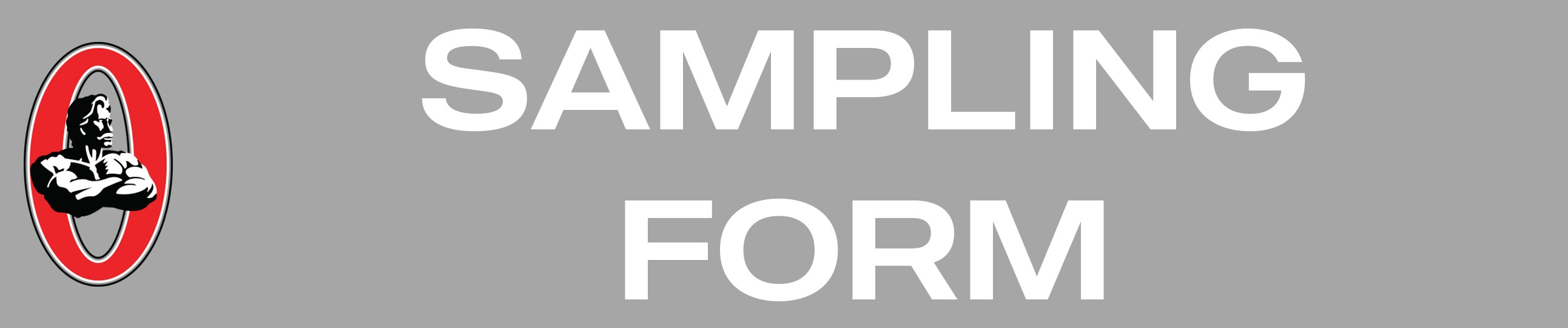 Sampling Form Click to Download